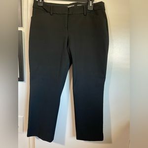 Black cropped pants
